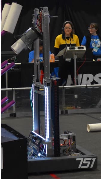 The 2025 Intake V2 on the full robot