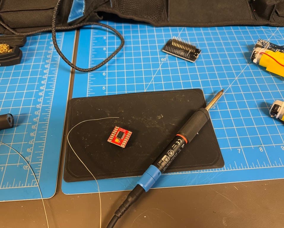 Soldering the RoboForAll electronics