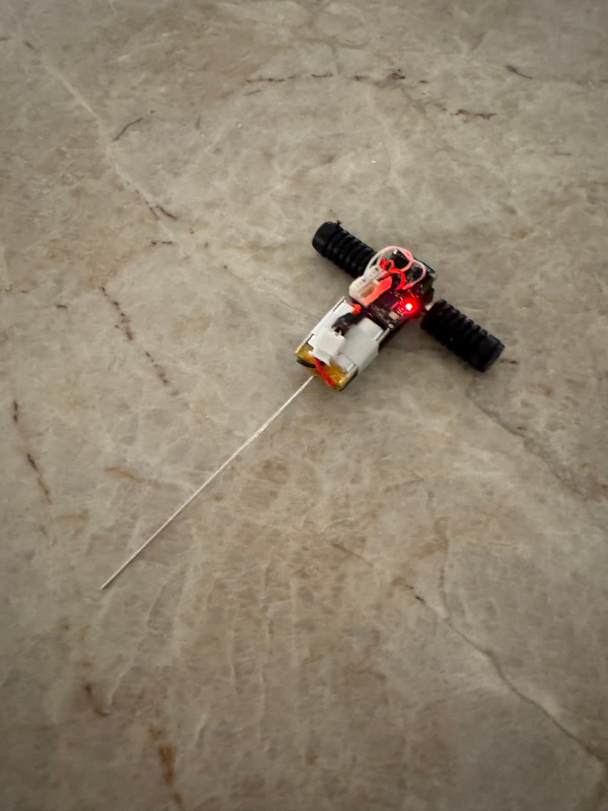 Powering the robot on for the first time
